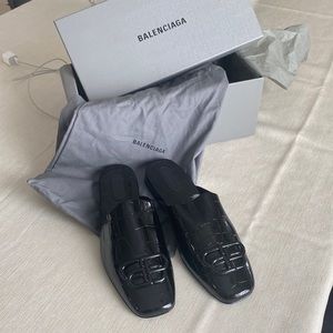 Balenciaga croc slides
